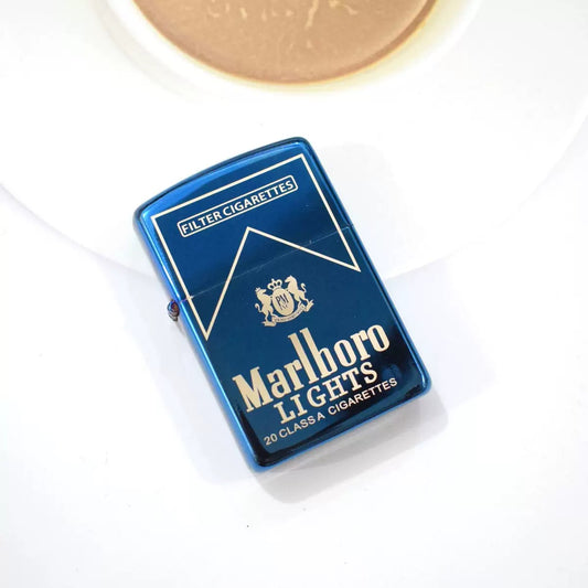 MB Brand Logo Windproof Oil Lighter