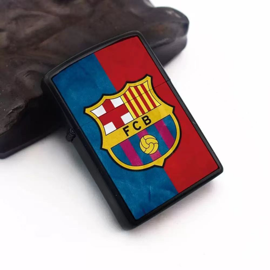 European Football Club Crest Windproof Oil Lighter